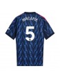 Arsenal Piero Hincapie #5 Vieraspaita 2025-26 Lyhythihainen